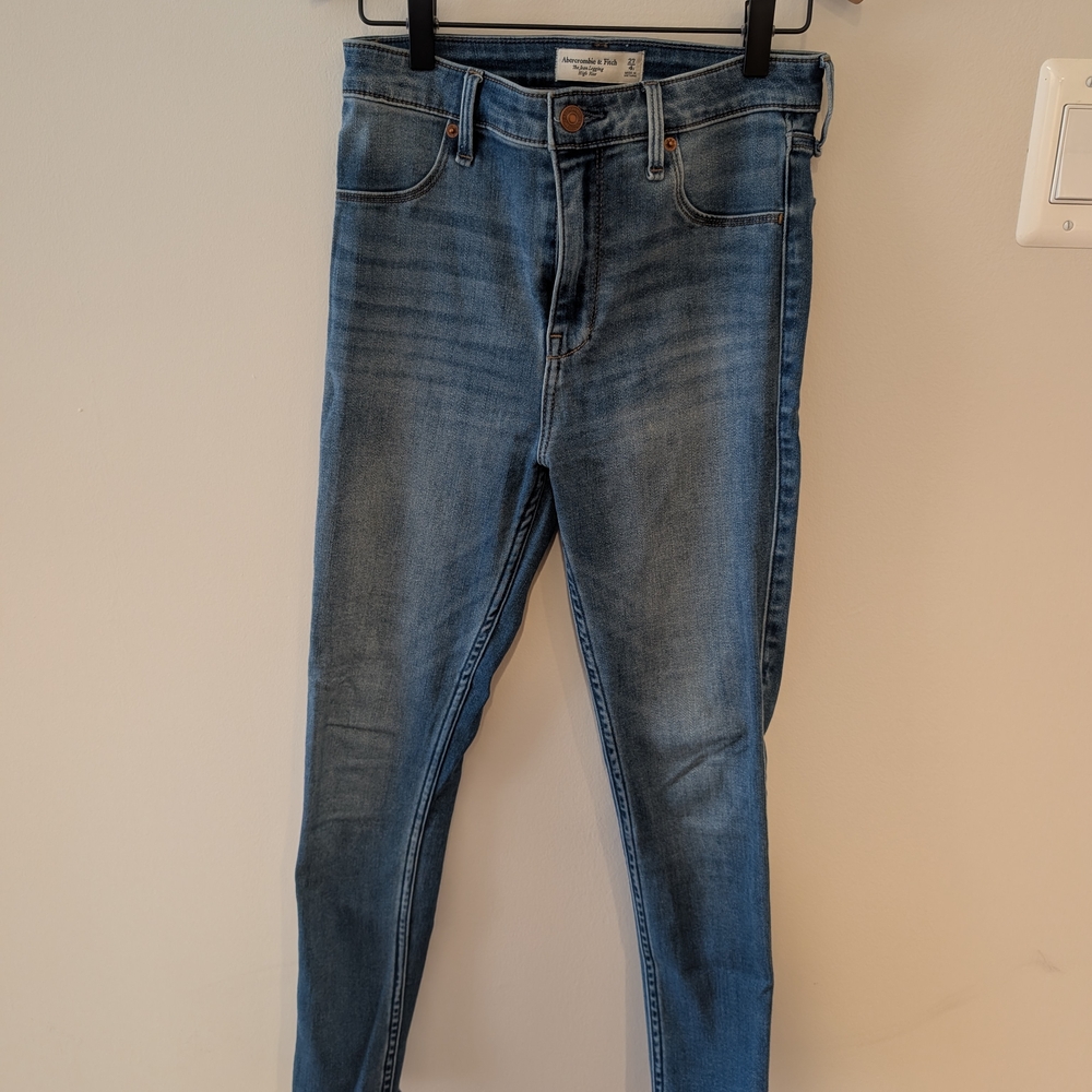 Abercrombie & Fitch Light Blue Skinny Jeans